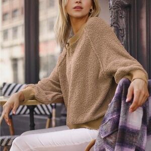 Umgee Warm Brown Knit Sweater